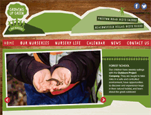 Tablet Screenshot of growingupgreen.co.uk